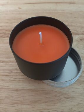 Watermelon Candle in Matte Black Tin